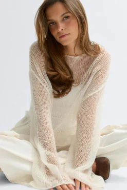 Alpaca blend knitted sweater