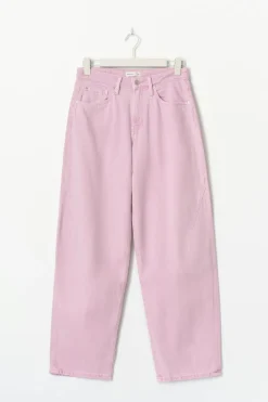 Baggy-crush jeans