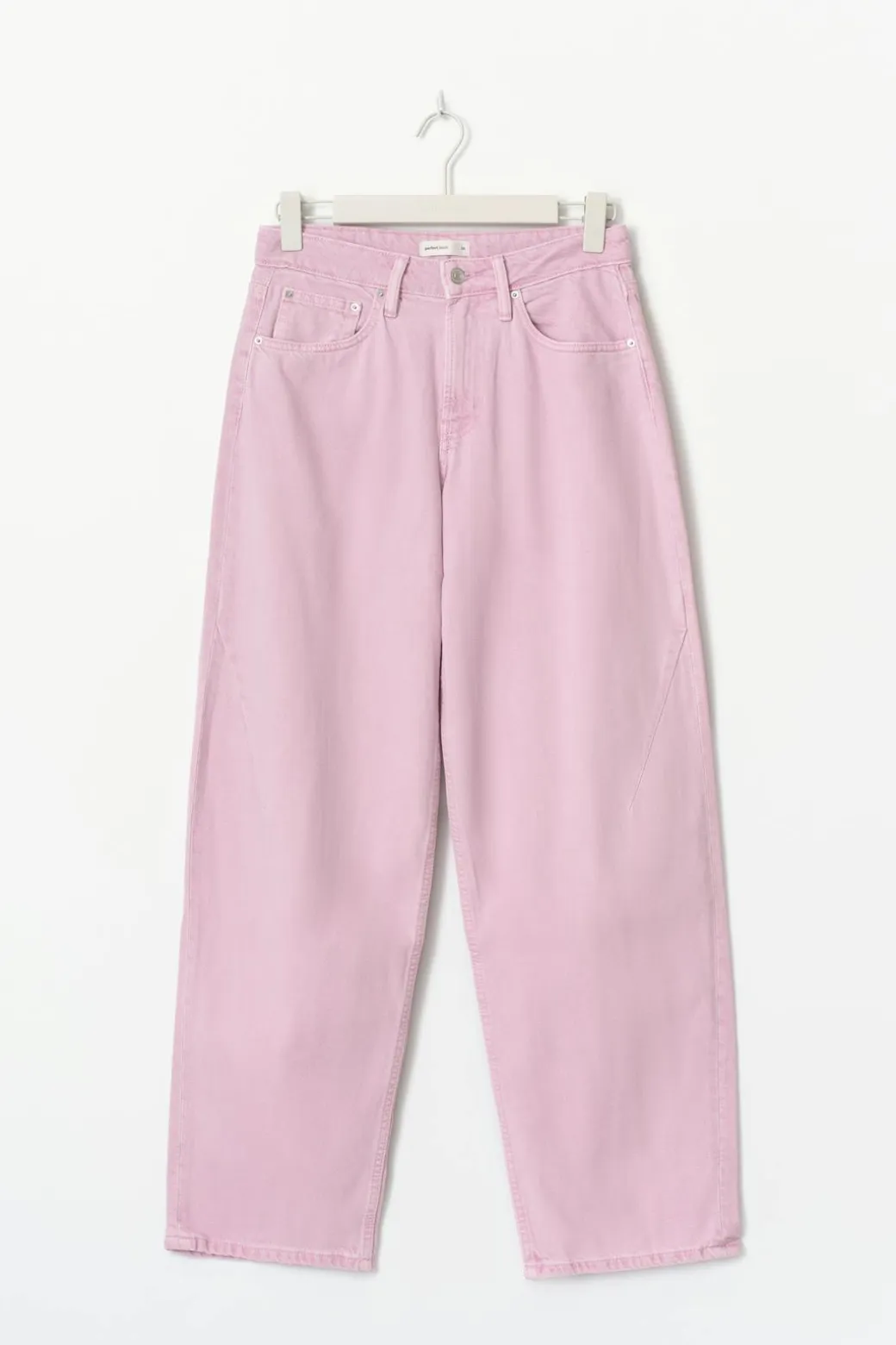 Baggy-crush jeans