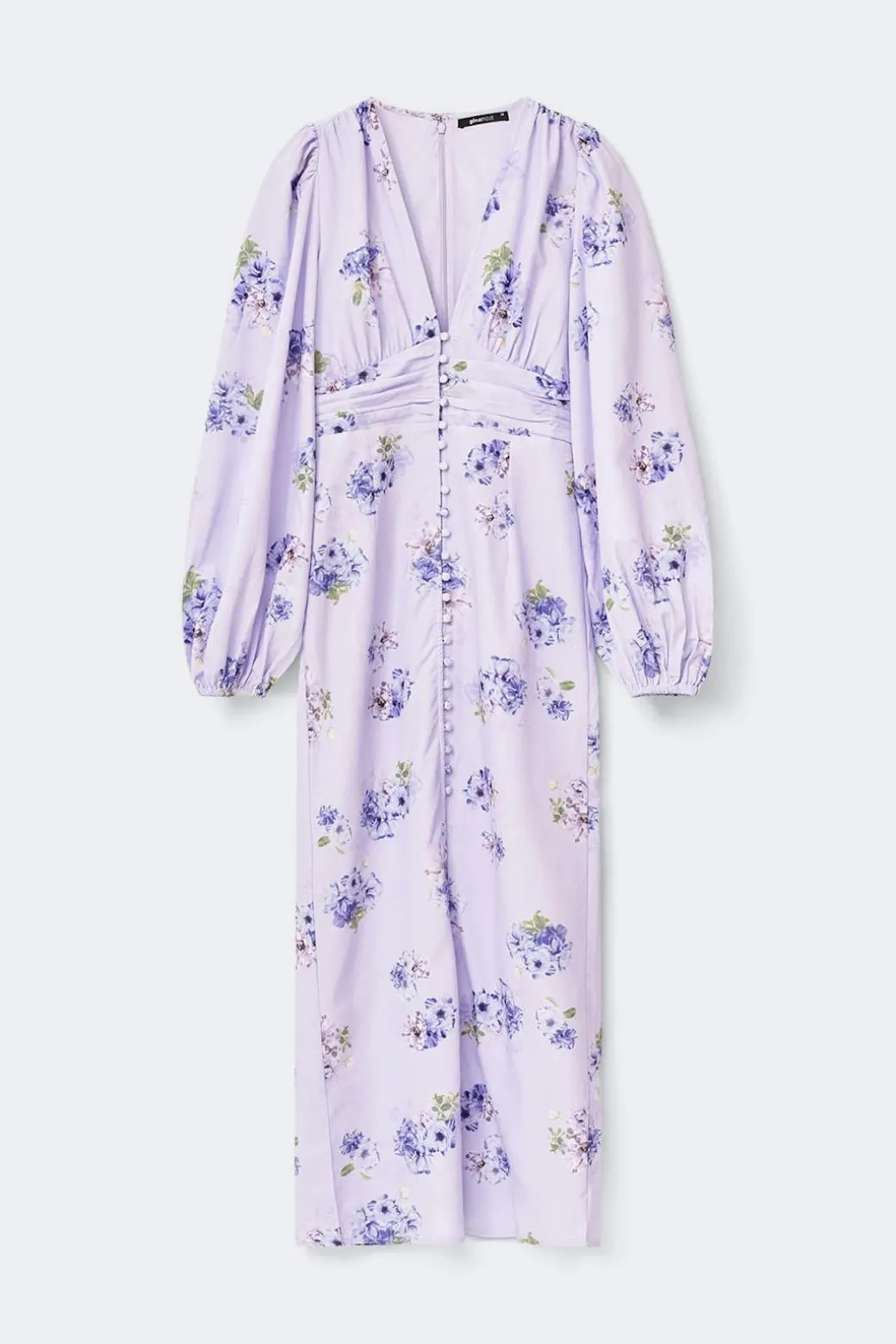 Balloon sleeve dress