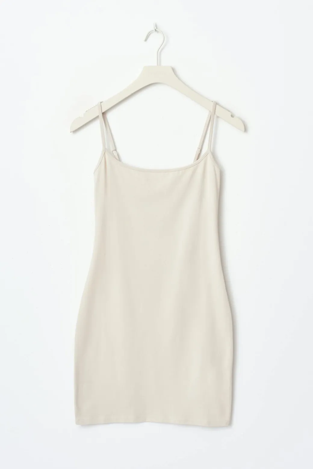 Basic mini slip dress