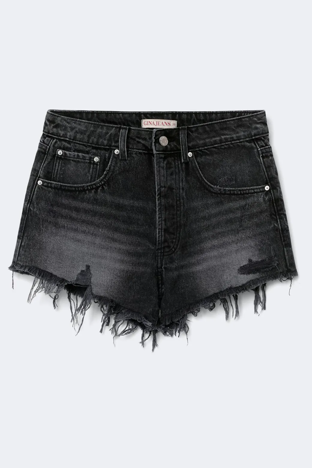 Blue crush denim shorts