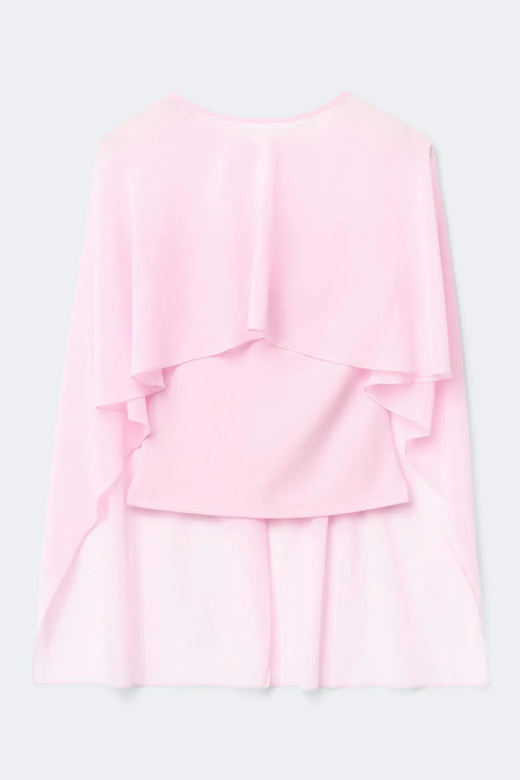 Chiffon cape top