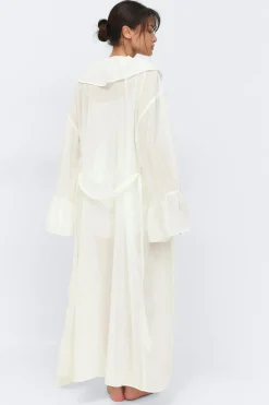 Chiffon loungewear robe