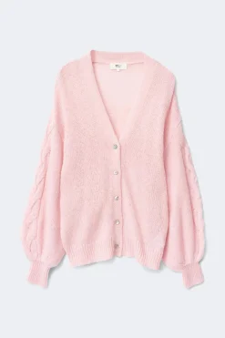 Chunky knitted cardigan