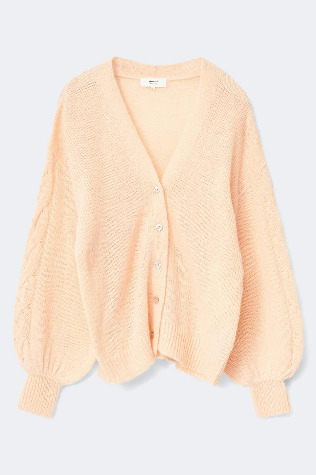 Chunky knitted cardigan
