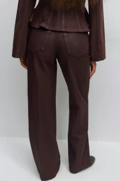 Coated jeans