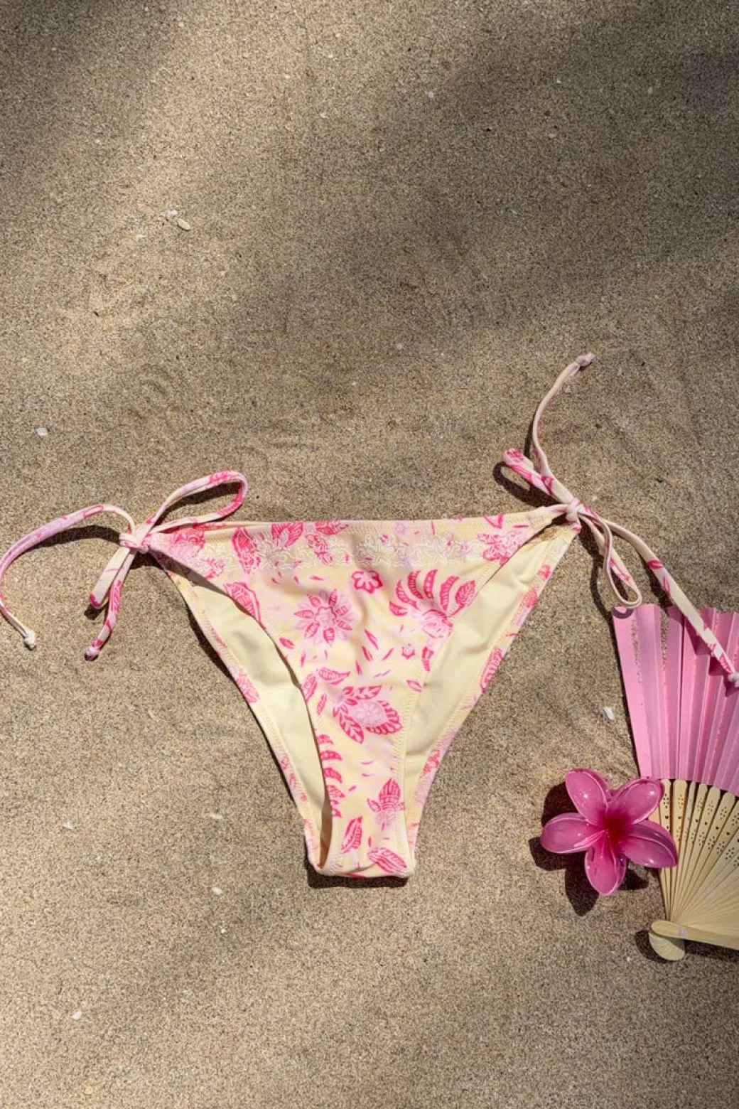 14+ coral cheeky bikini bottom