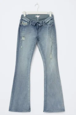 14+ delulu flare jeans
