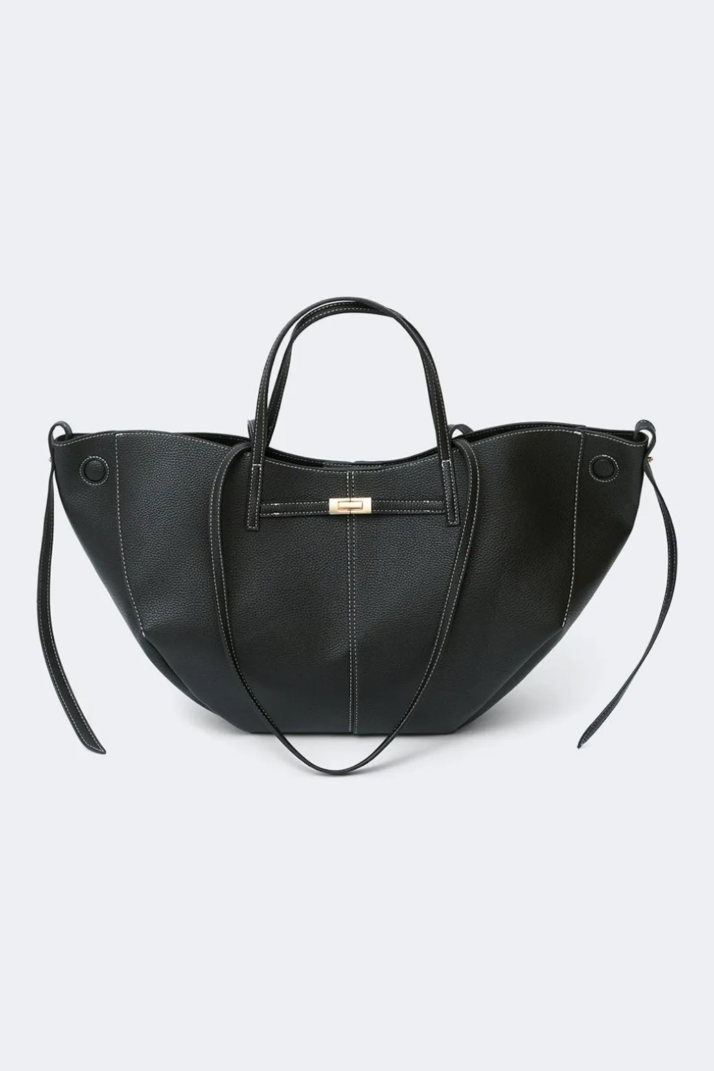 Detail strap tote bag