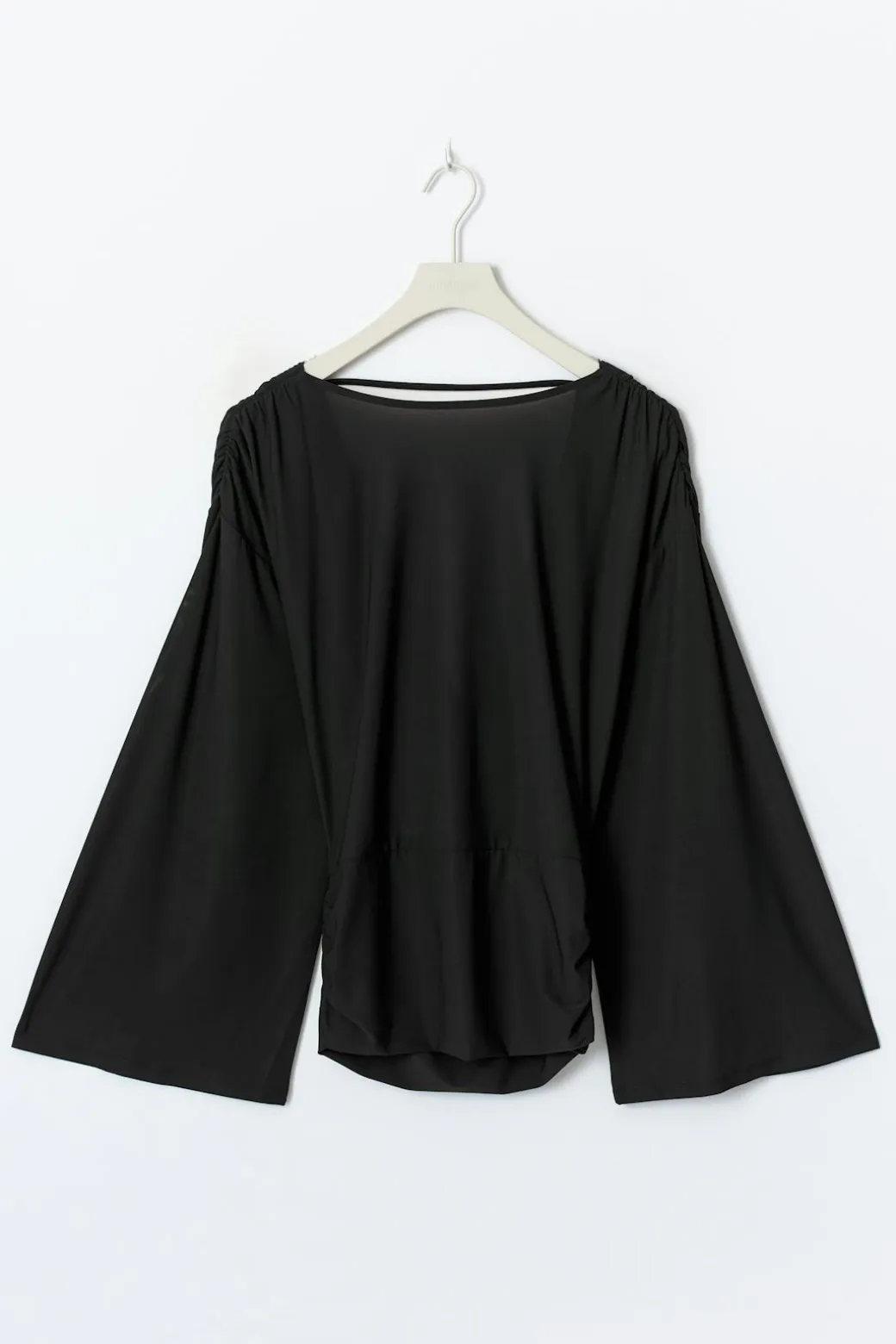 Draped back top