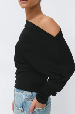 Dropped shoulder top