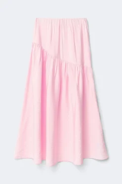Dropped waist skirt