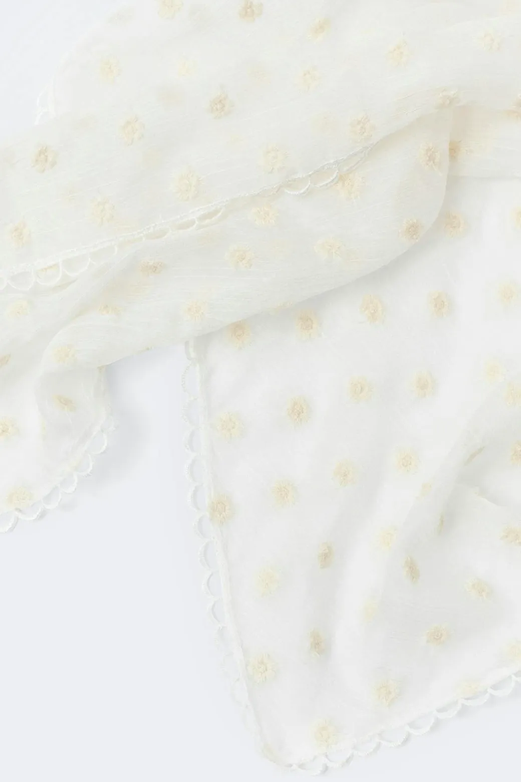 Embroidery hip scarf