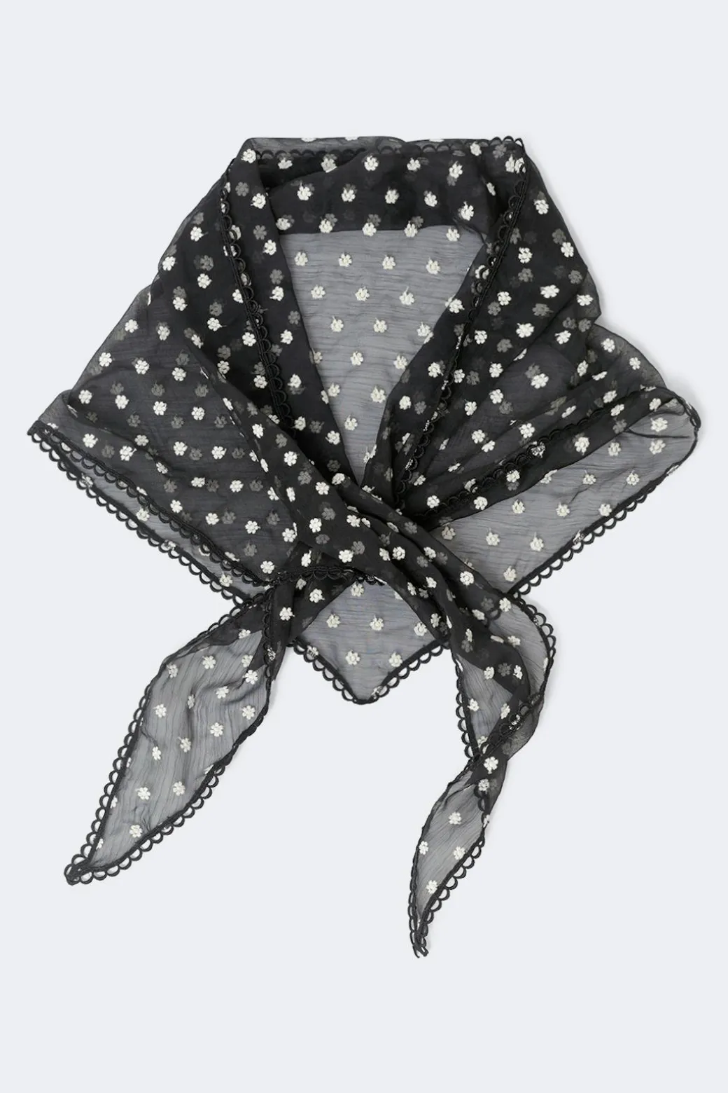 Embroidery hip scarf