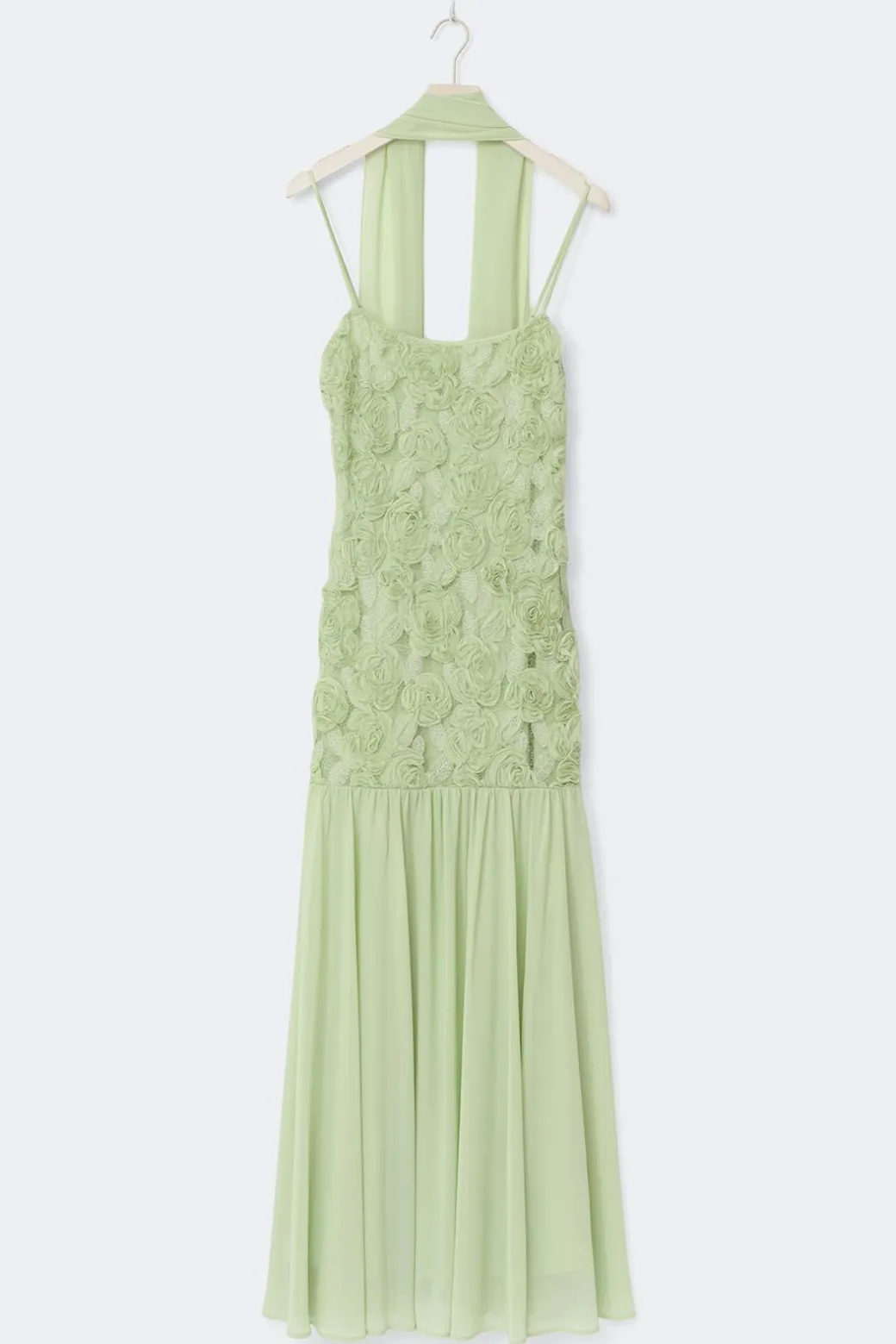 Embroidery maxi dress