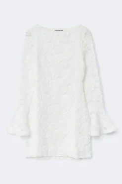 Embroidery mini dress