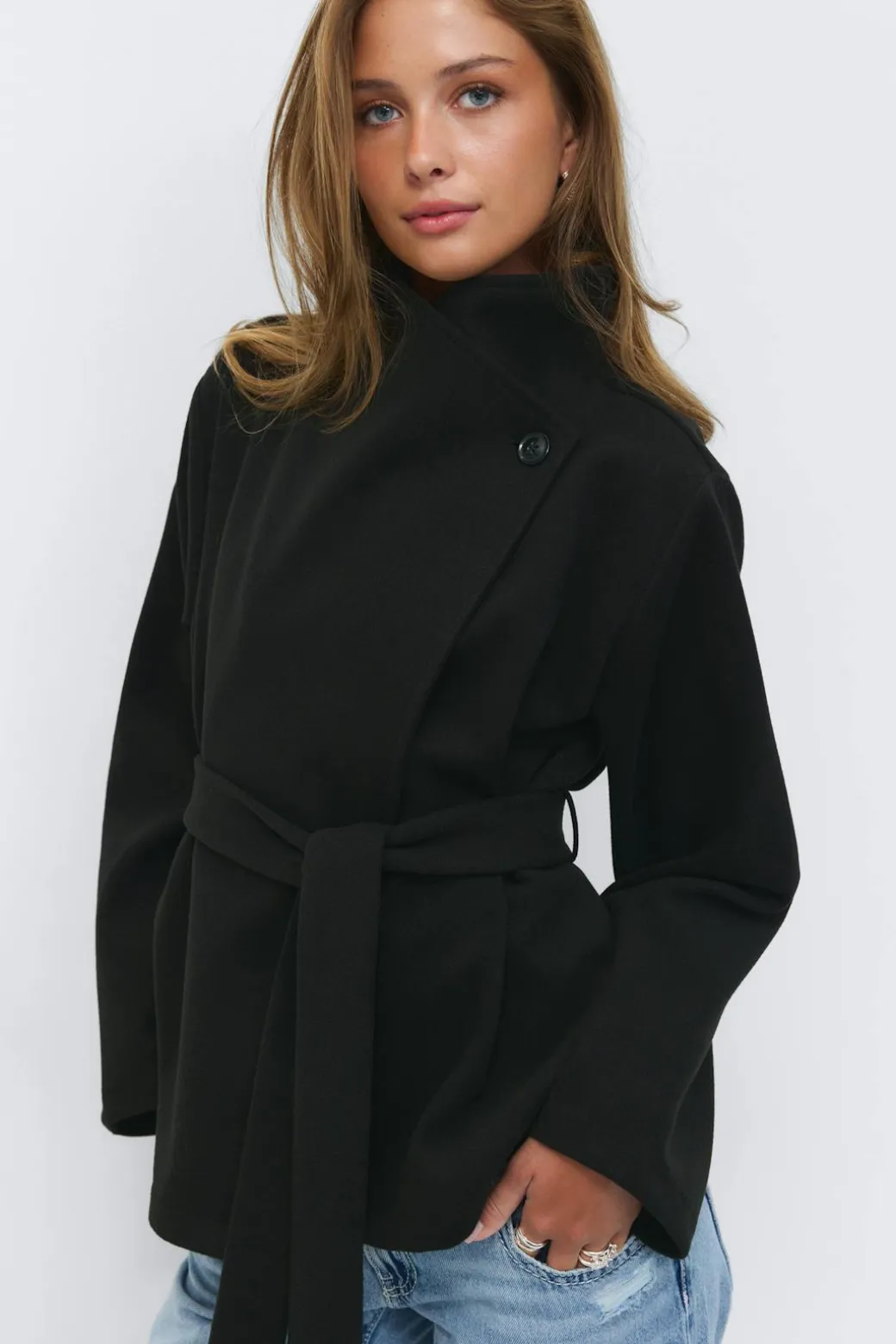 14+ felt wrap jacket
