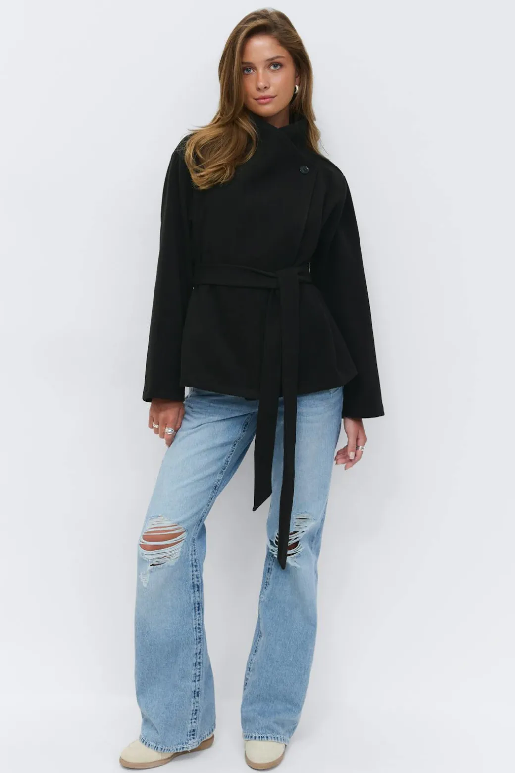 14+ felt wrap jacket