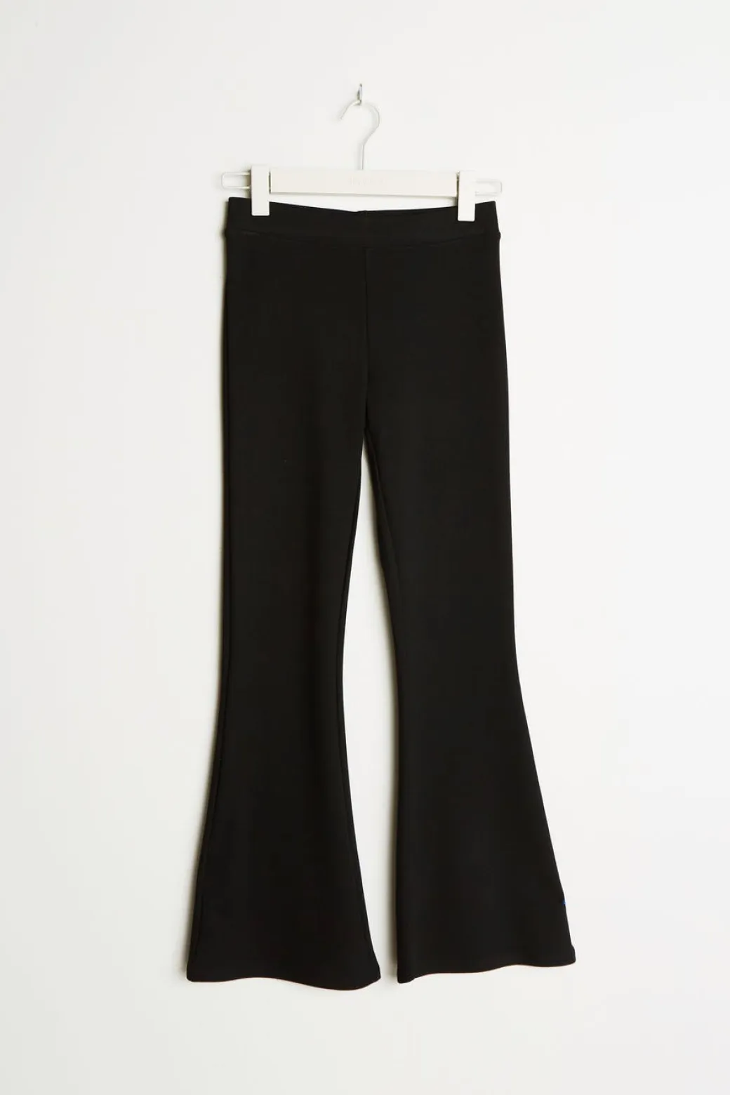 Flare petite jersey trousers