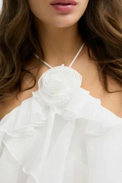 Frill mini dress