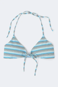 Front tie bikini top