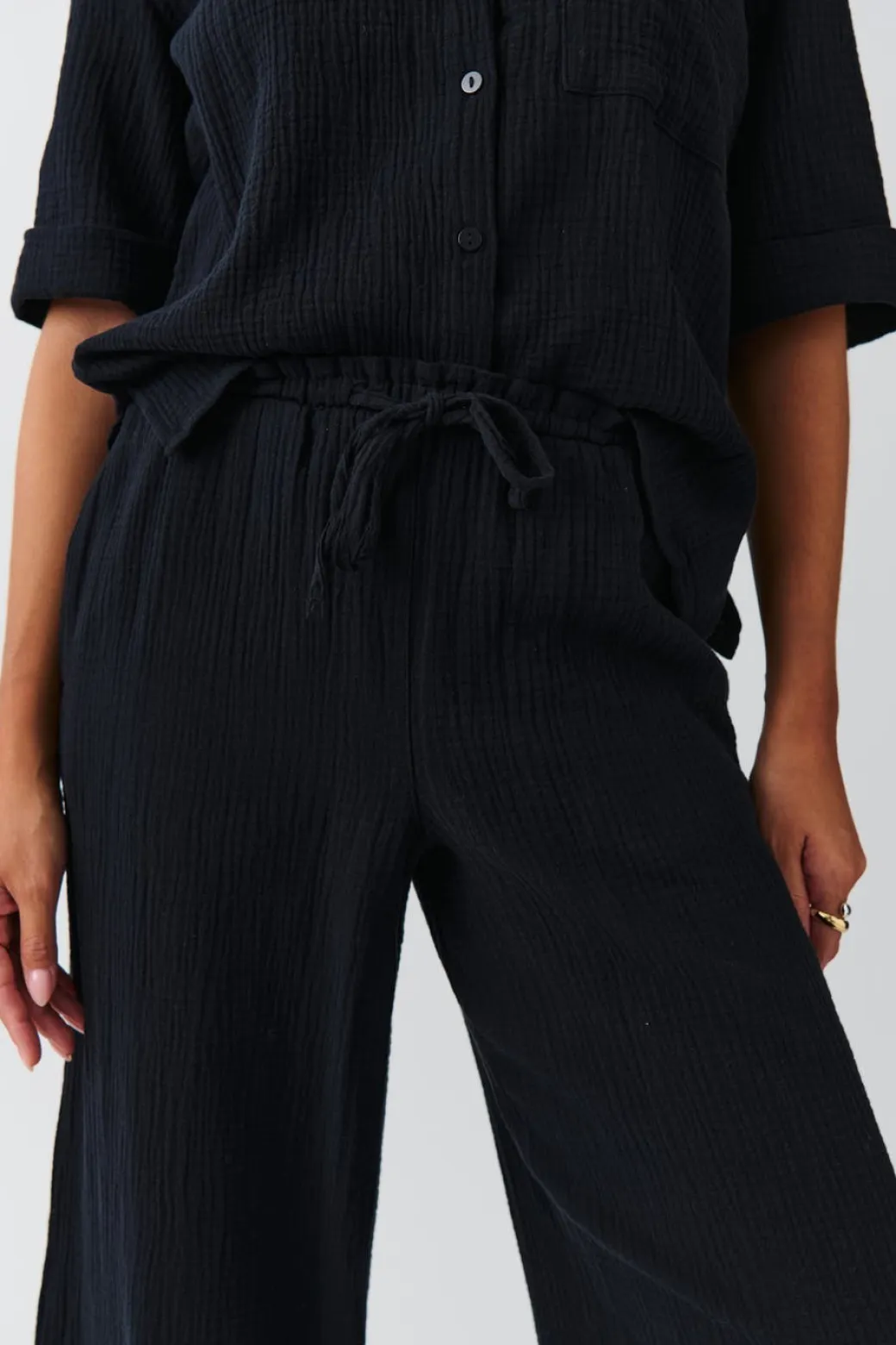 Gauze trousers