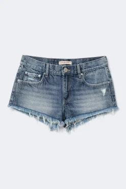 Glow low denim shorts