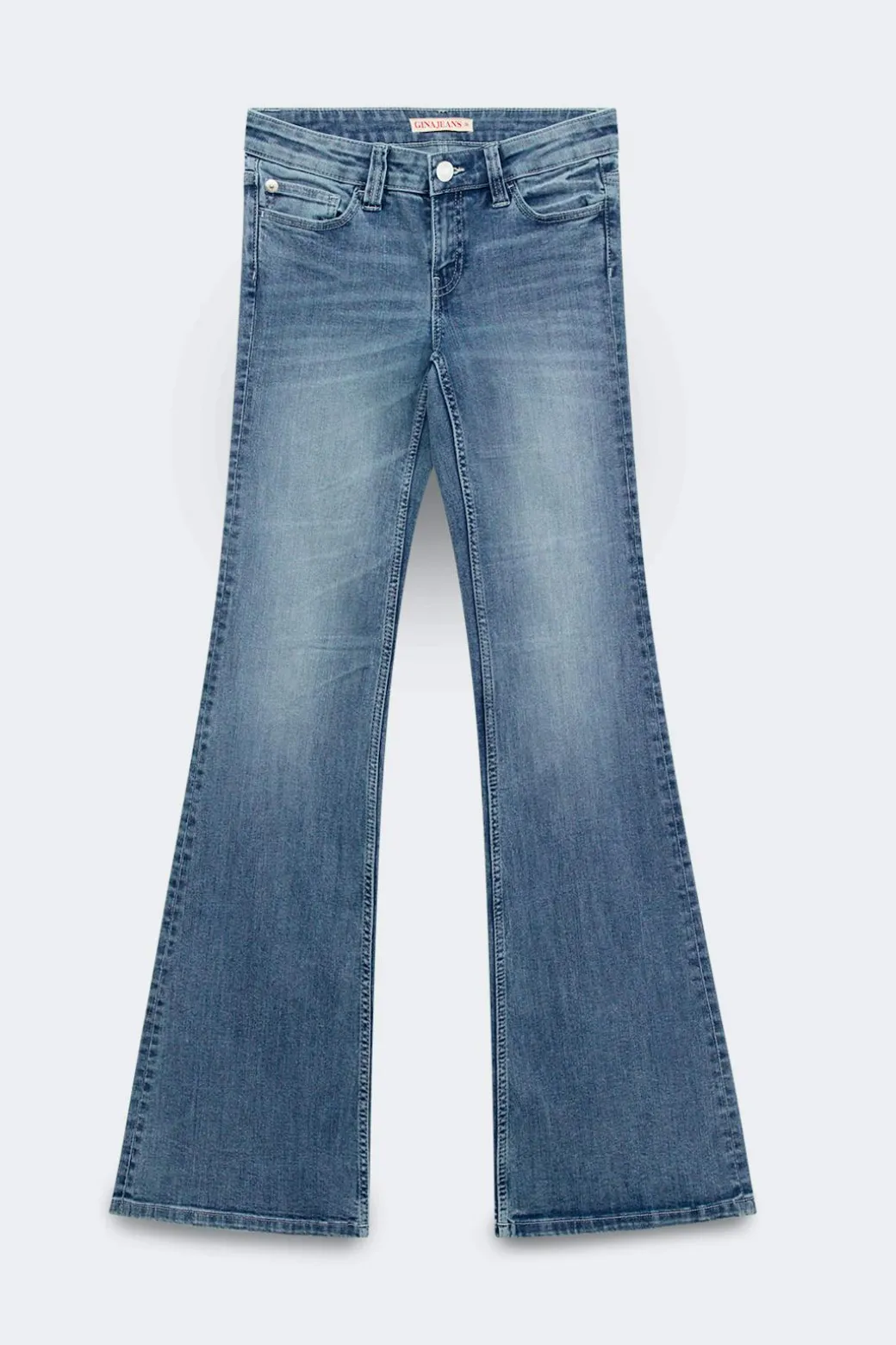 Glow low flare jeans