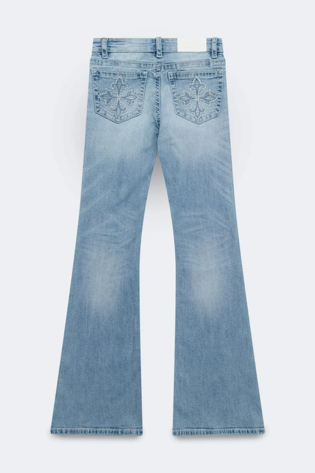 Glow rise flare jeans