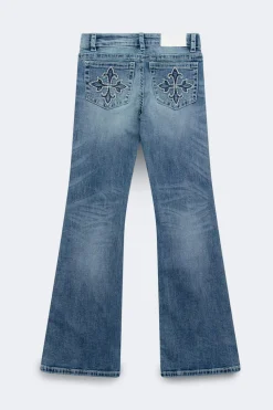 Glow rise flare jeans