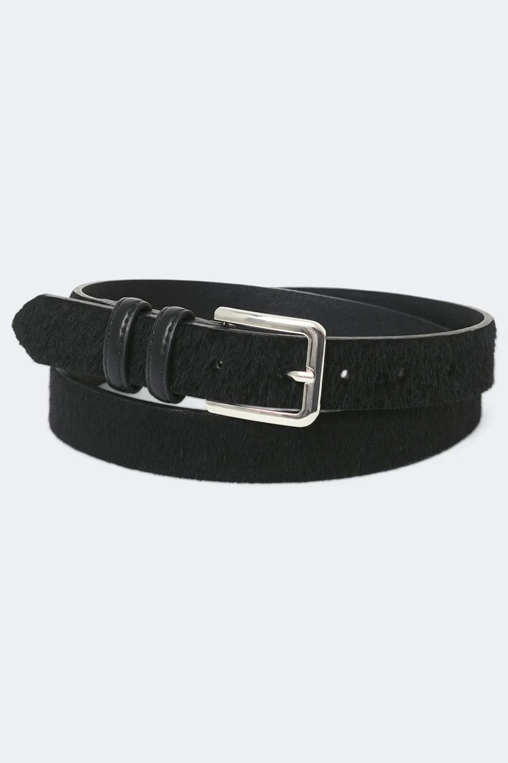 Hair-on hip belt