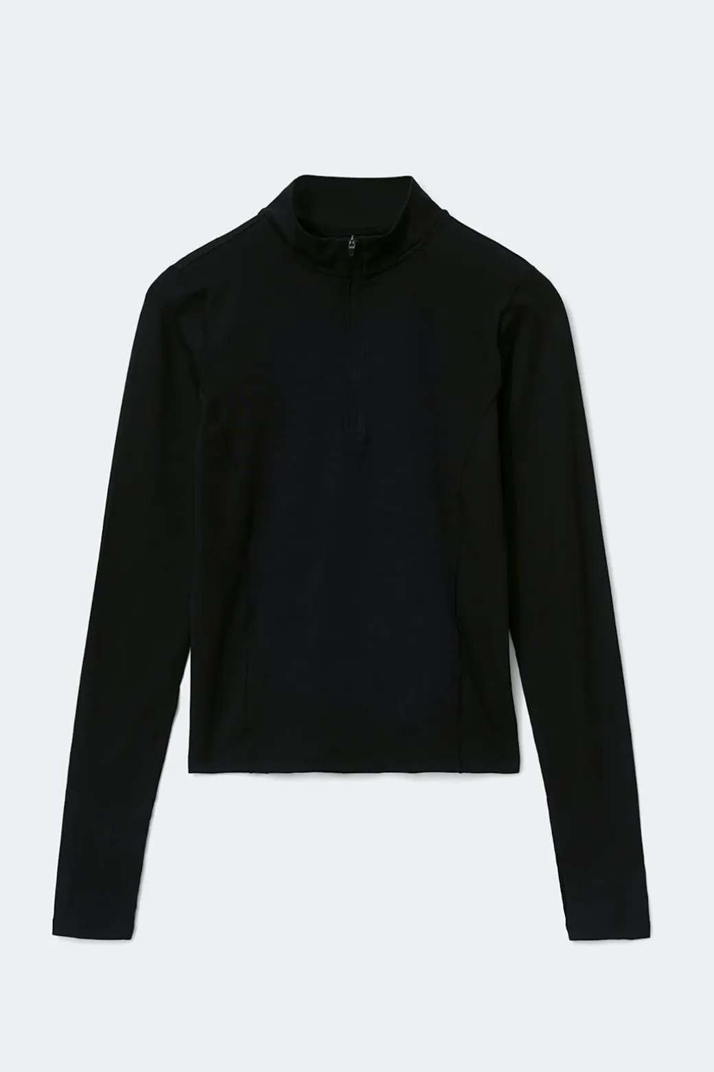 Half zip yoga top
