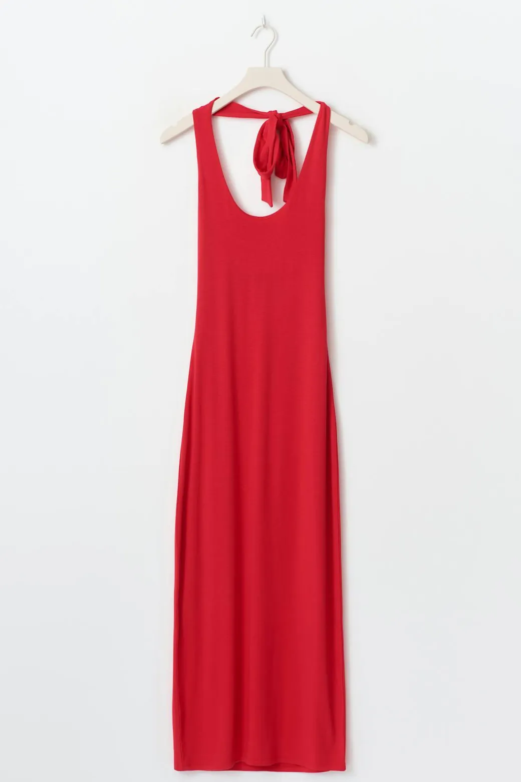 Halterneck midaxi dress