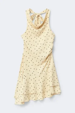 Halterneck mini dress