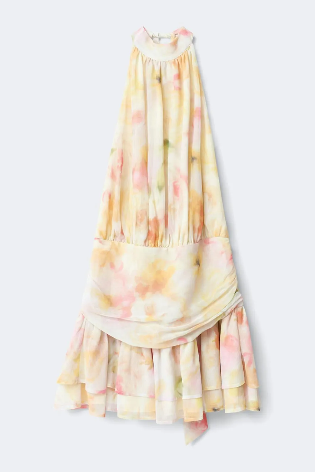 Halterneck mini dress