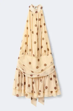 Halterneck mini dress