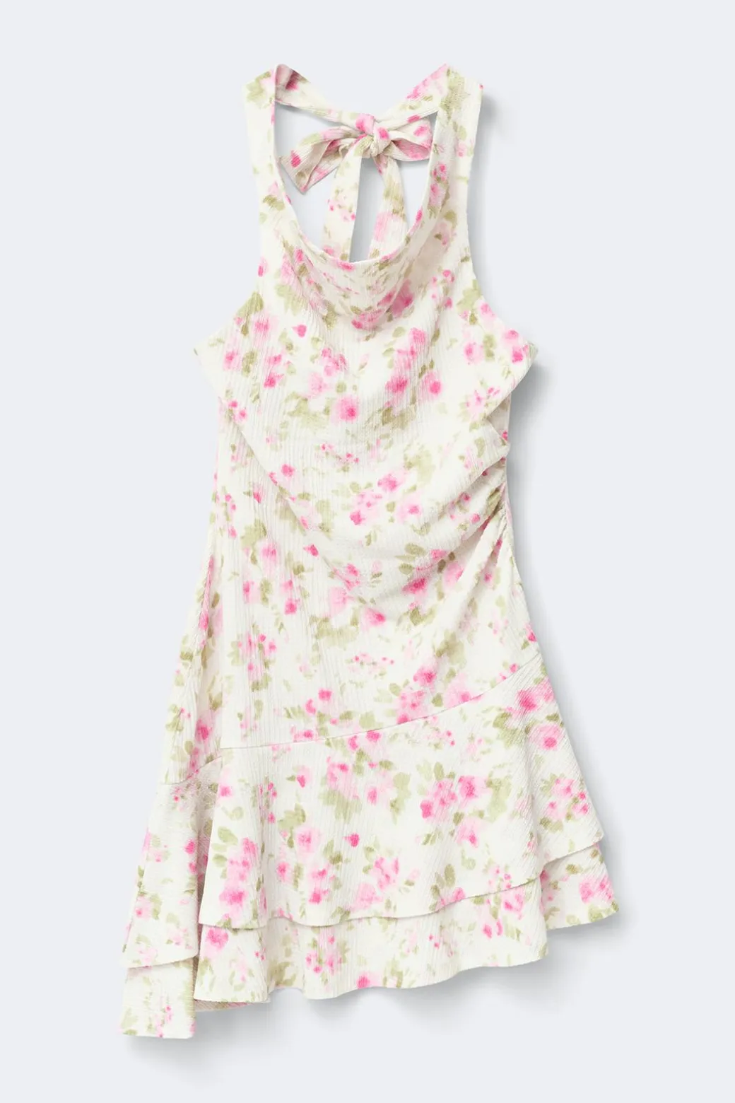 Halterneck mini dress