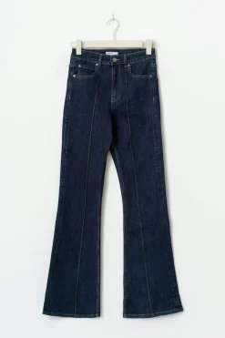 High bootcut jeans