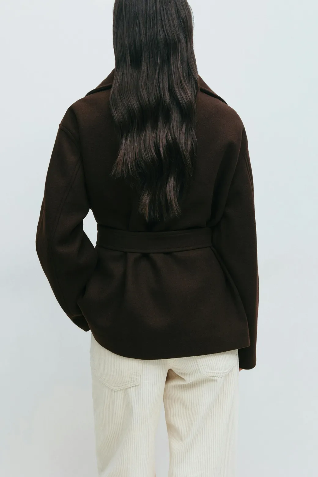 High neck short jacket