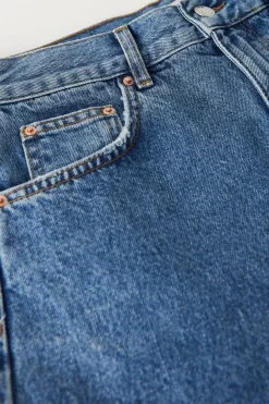 High waist denim shorts