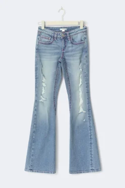 Iconic twisted jeans