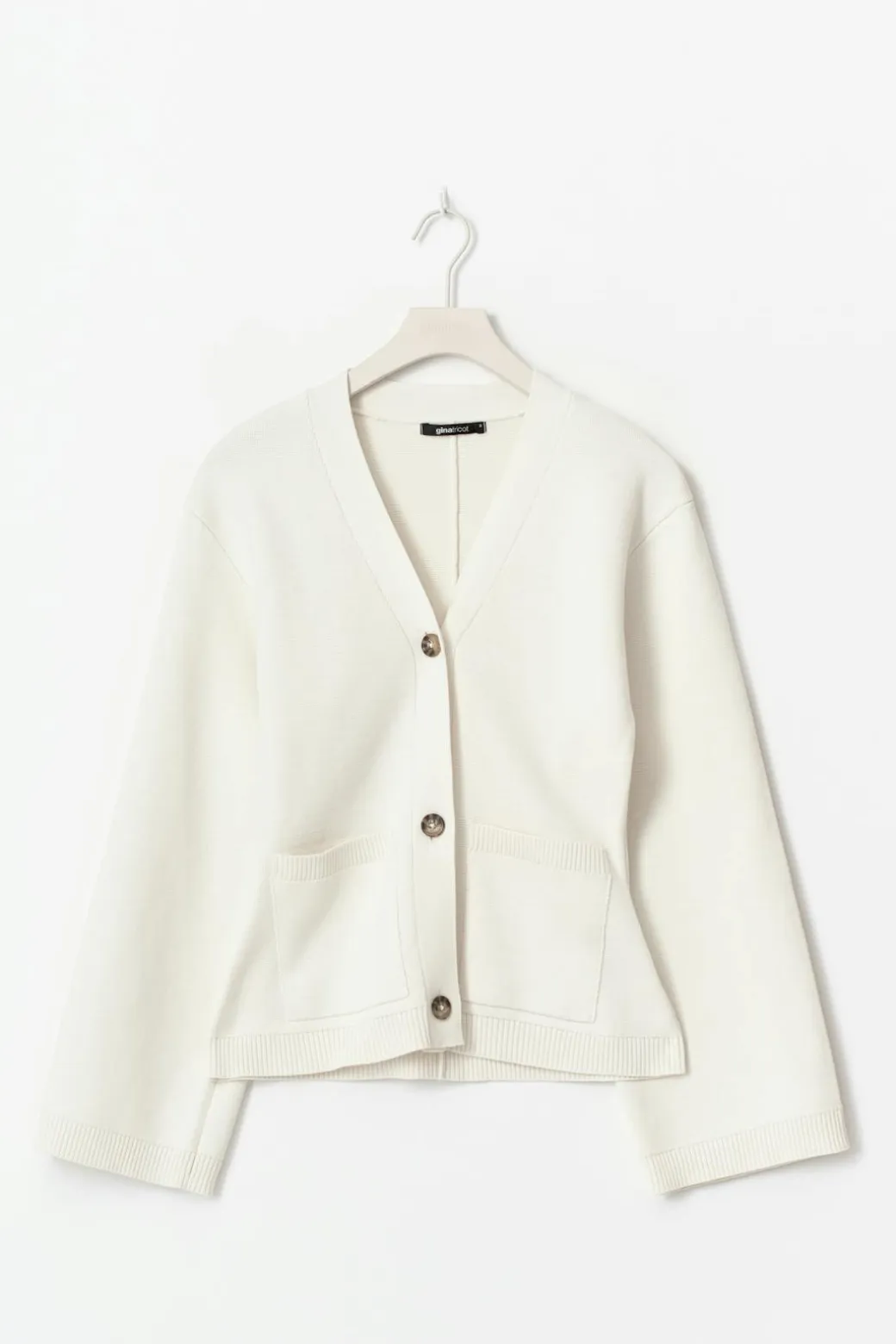 Knitted cotton cardigan
