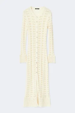 Knitted crochet dress