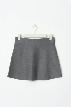 knitted jacquard skirt