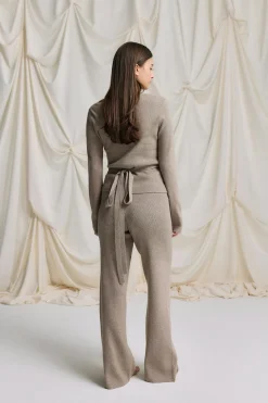 Knitted loungewear trousers