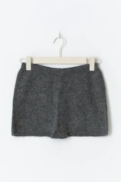 Knitted mini shorts
