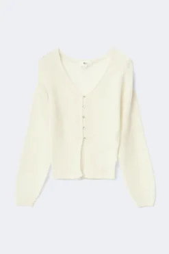 Knitted sheer cardigan
