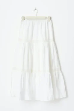 Lace maxi skirt