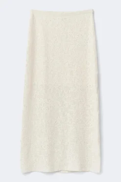 Lace maxi skirt